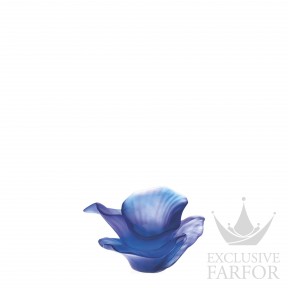 05651 Daum Arum Bleu Nuit Статуэтка "Цветок - синий" 9,8см