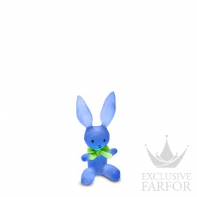 05505-1 Daum Pinpin (Нумерованная серия) Статуэтка "Кролик - синий" 13см