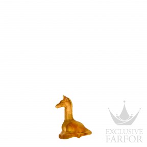 05260-1-C Daum Girafe Статуэтка "Жираф - янтарный" 6,5см