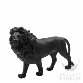 05562-1 Daum Lion (Лимитированная серия на 500 пред.) Статуэтка "Лев - черный" 33см
