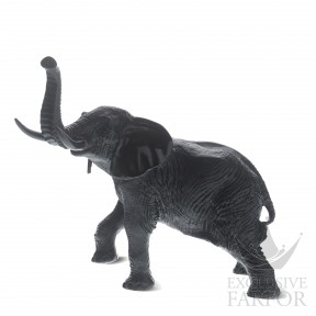 02568-1 Daum Jean-Francois Leroy (Лимитированная серия на 1000 пред.) Статуэтка "Слон - черный" 41см