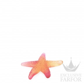 05711-1 Daum Mer de Corail Статуэкта "Морская звезда - янтарный, красный" 11см