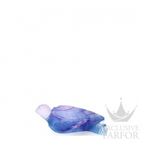 05721 Daum Mer de Corail Статуэтка "Морская черепаха - синий, розовый" 11см