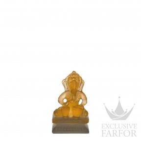 05208-C Daum Cultures du Monde - Ganesh Статуэтка "Музыкант табла - янтарный" 9см