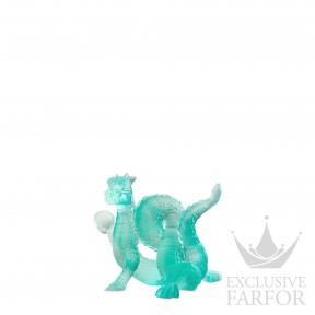 05559 Daum Dragon Статуэтка "Дракон - бирюзовый" 9,5см