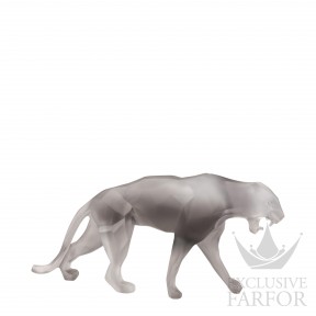 05335-1 Daum Richard Orlinski (Лимитированная серия на 375 пред.) Статуэтка "Дикая пантера - серый" 33см