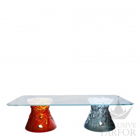 05661-2 Daum Table Végétable (Нумерованная серия) Журнальный столик "Янтарный, серый" 180х90х50см
