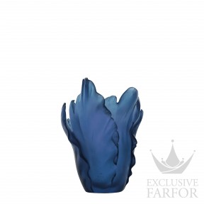 05213-4 Daum Tulipe (Нумерованная серия) Ваза "Синий" 17см
