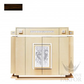 10178850 Lalique Femme Bras Leves Комод барный с боковым ящиком "Эбеновое дерево" 146x56x118см