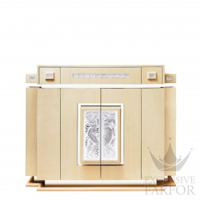 10178900 Lalique Femme Bras Leves Комод барный с боковым ящиком "Пепельная слоновая кость" 146x56x118см