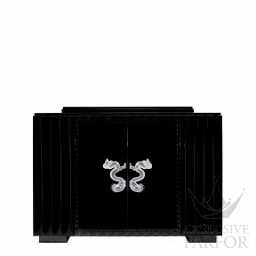 10179200 Lalique Dragon Комод барный без бокового ящика "Черное эбеновое дерево" 160x54x119см