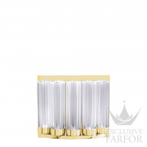 10158000 Lalique Orgue Бра, настенный светильник из 5-и элементов "Позолоченный" 20x23x11см
