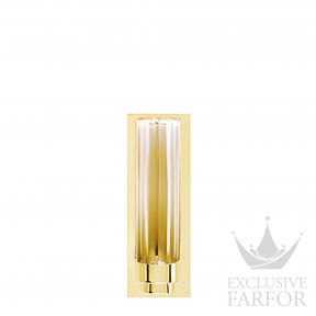 10299100 Lalique Orgue Бра, настенный светильник "Позолоченный" 20х7х10см