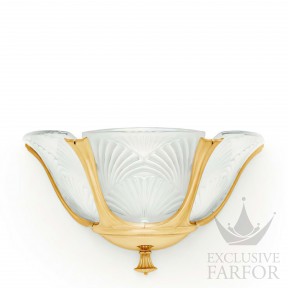10578900 Lalique Ginkgo Бра, настенный светильник "Позолоченный" 70x43x22см