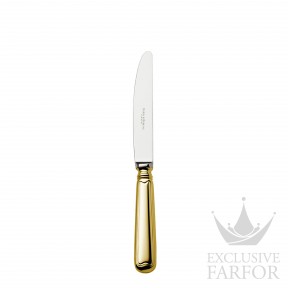 04543009 Robbe & Berking Alt-Faden "Серебро + сплошная позолота" Десертный и закусочный нож 21,4см