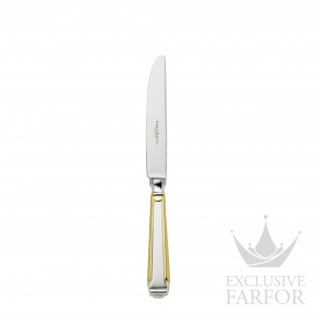 06033009 Robbe & Berking Art Deco "Серебро + узорная позолота" Десертный и закусочный нож 21,4см