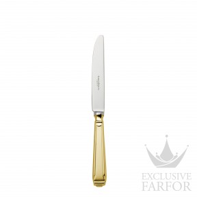 06043009 Robbe & Berking Art Deco "Серебро + сплошная позолота" Десертный и закусочный нож 21,6см