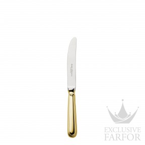 05743068 Robbe & Berking Classic-Faden "Серебро + сплошная позолота" Нож для пирожных и фруктов 16,4см
