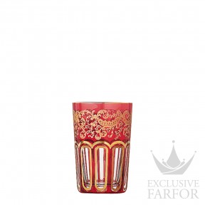 47003921 St. Louis Rabat "Gold engraving" Стакан чайный "Красный" 170мл