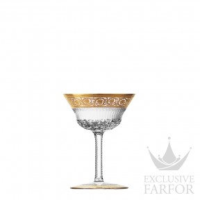 30708400 St. Louis Thistle "Gold engraving" Бокал-блюдце "Шале" для шампанского 180мл