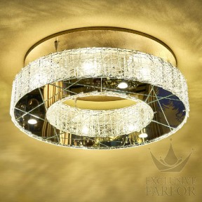 2812348 Baccarat Tuile De Cristal "Frozen" Потолочный светильник 287 x 84см