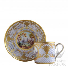 L450-4519 Bernardaud Historic Cups "Paysage A La Barque" Чашка с блюдцем