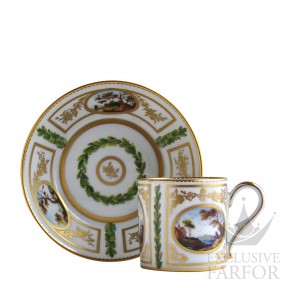 L540-4519 Bernardaud Historic Cups "Le Timbalier Chinois" Чашка с блюдцем