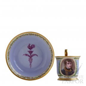 L678-20283 Bernardaud Historic Cups "Bonaparte" Чашка с блюдцем