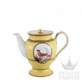 L197-34 Bernardaud Jardin Du Roi "Empire Oiseaux De Buffon Collection" Кофейник 1л