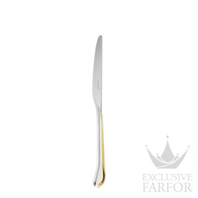 01272009 Christofle Carrousel "Посеребрение + узорная позолота" Столовый нож 23,5см