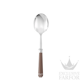 00128082 Christofle Talisman Cocoa "Посеребрение" Сервировочная ложка для салата 25см