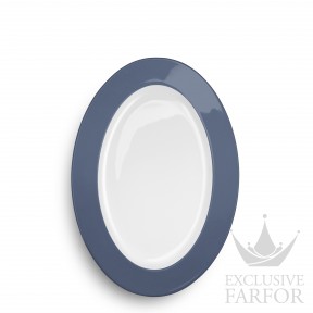 2022100058 Dibbern Solid Color "Indigo" Блюдо овальное 33см