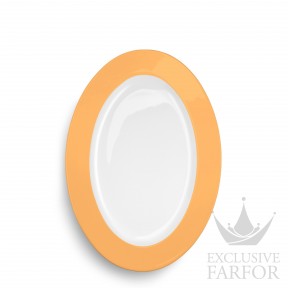 2022100061 Dibbern Solid Color "Mandarine" Блюдо овальное 33см