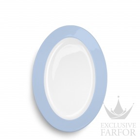 2022100063 Dibbern Solid Color "Morgenblau" Блюдо овальное 33см