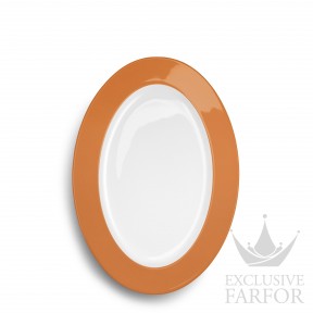 2022100014 Dibbern Solid Color "Orange" Блюдо овальное 33см