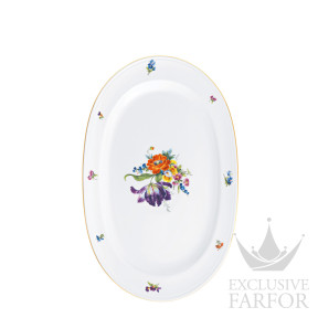 OV64112199 Furstenberg Alt-Fuerstenberg Bunte Blume Блюдо овальное 33см