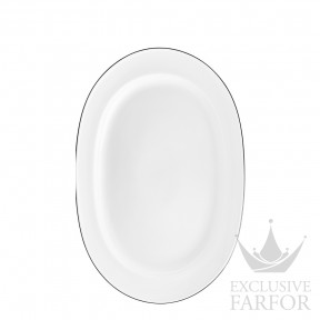 OV63925003 Furstenberg Wagenfeld Schwarze Linie Блюдо овальное 38см