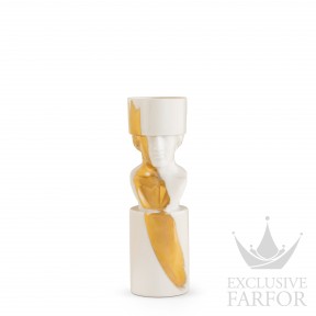 179RG00 FCO032LX0230G00132800  Il Letterato Gold "White" Подсвечник 22,8см