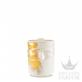 179RG00 FCO053LX0120G00132800  Il Seguace Gold "White" Подсвечник 12см