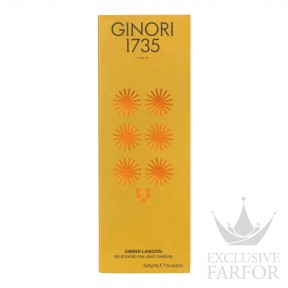 179RG00 FX6T02LX0240G00131002  Il Letterato "Amber Lagoon" Ароматическая свеча, 6шт.