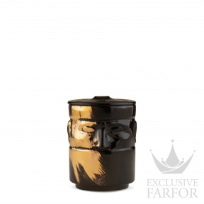 179RG01 FCO053LX0120G00132800  Il Seguace Gold "Charcoal" Подсвечник 12см