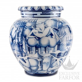 020RG00 FVA66801MEDIOG00104500  Arte Di Gio Ponti "Donne E Arichetture" Ваза 48см