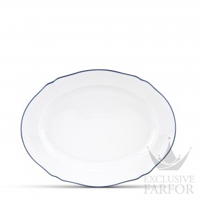 003RG00 FVS130010340G01720000  Corona Blue Cobalto Блюдо овальное 34см