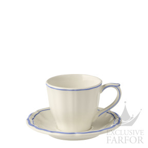 15402PTU49 Gien Filet Bleu Чашка чайная с блюдцем 0,175л, 2шт.