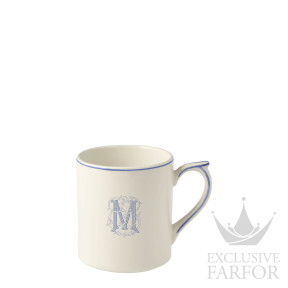 1710CMFM48 Gien Filet Bleu Monogramme Кружка "M" 0,25л