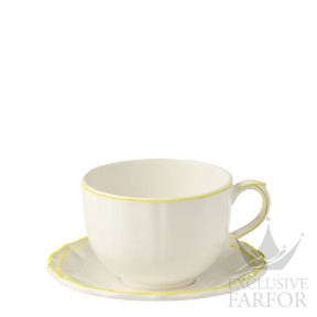 18331PTJ26 Gien Filet Citron Чашка с блюдцем 0,5л