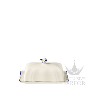 1541CBEU22 Gien Filet Cobalt Масленка 17,8х13,5см