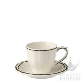 18292PTU49 Gien Filet Manganese Чашка чайная с блюдцем 0,175л, 2шт.