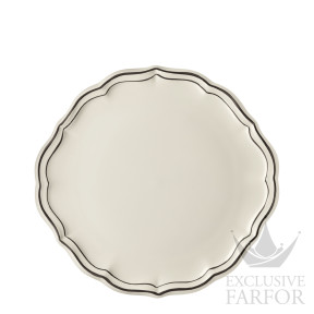 1829BPGA22 Gien Filet Manganese Блюдо для пирога круглое 32см