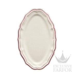 1831COV622 Gien Filet Pivoines Блюдо овальное 41см